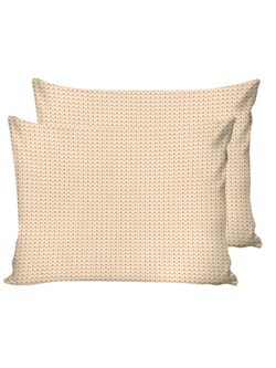 Постельное белье Сказка "Вязание на бежевом" евро Наволочка 50х70 см 2 шт Простынь на резинке 180х200 см Пододеяльник 200х215 см, перкаль