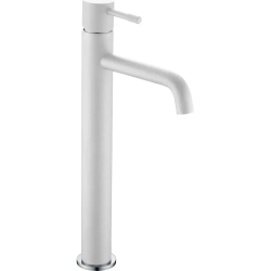 Смеситель для раковины Boheme Uno 462-WCR white chrome