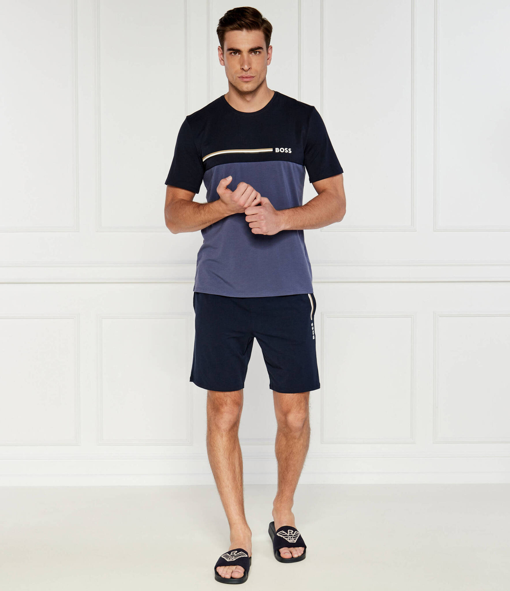 Футболка BOSS BLACK - темно-синий(50521992)