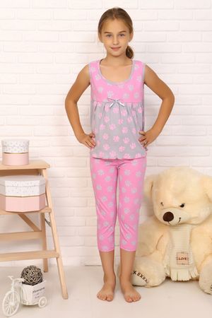 Пижама с бриджами для девочки 2393