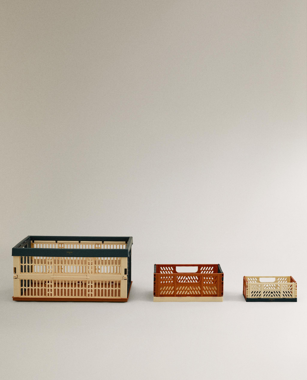 Zara Home Коробка для хранения изо льна, цвет разноцветный, 21 см