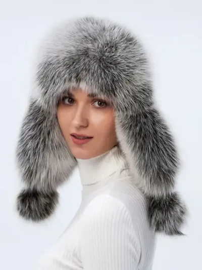Шапка ушанка зимняя меховая