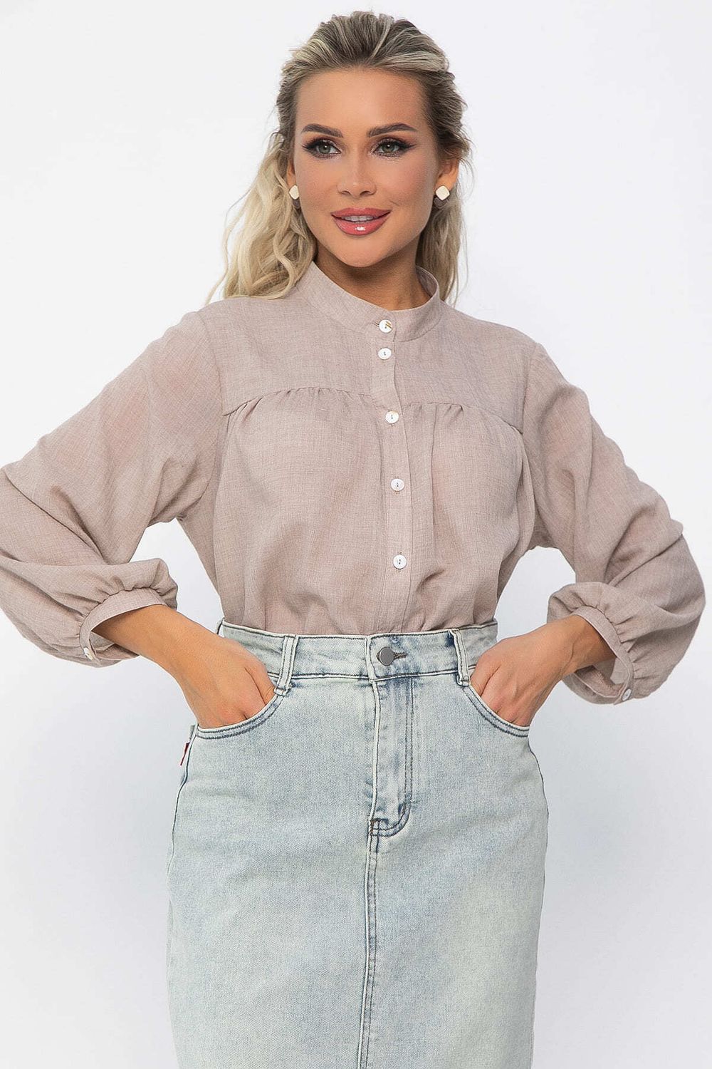 Блуза Ловец снов (бежевая) Б13618-5М LT Collection