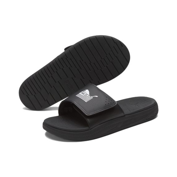 Puma Softride Slides 'Black White'