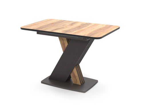 Стол Неаполь раздвижной В1, пластик (1100*700*400) Дуб Вотан / Бодега т/ бодега т/ бодега т