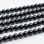 Бусины Гранат, диаметр 4,8-4,9 мм, цена за нить 38 см