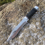 Нож НС-31 А с алюминиевыми вставками (X50CrMoV15) гравировка (Златоуст)