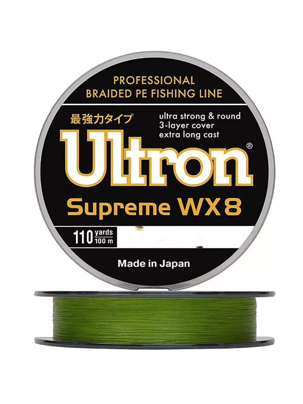 Плетеный шнур для рыбалки WX 8 Supreme 0,30мм, 30,0кг, 100м