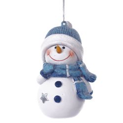 GAEM Фигурка декоративная подвесная "Снеговик", L5 W4,5 H8,5 см, 2в.