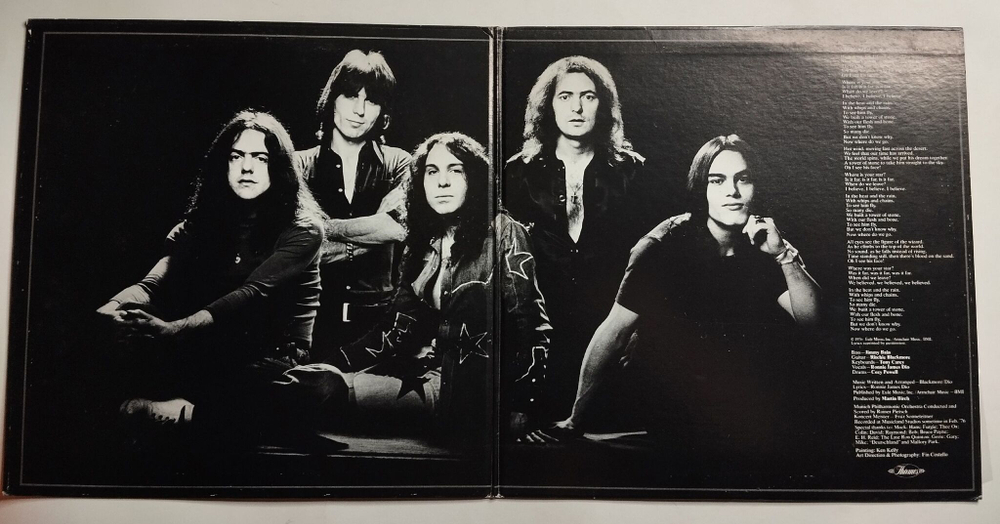 Винтажная виниловая пластинка LP Blackmore's Rainbow Rainbow Rising (Japan 1976) (No Obi) (EX)