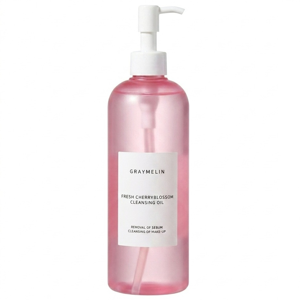 Глубокоочищающее гидрофильное масло Graymelin Fresh Cherry Blossom Cleansing Oil, 400мл