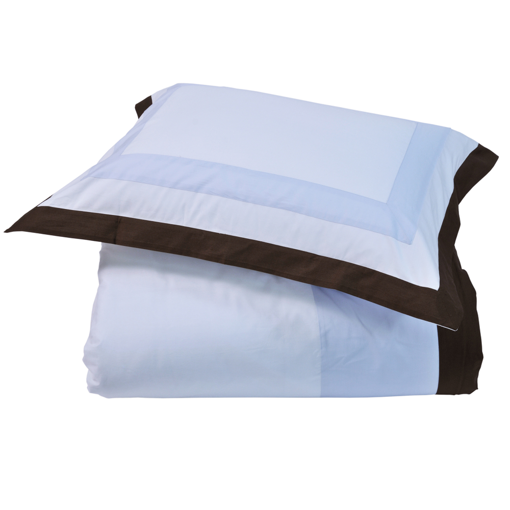 Постельное белье 2 спальное евро Casual Avenue Soho Frame голубое