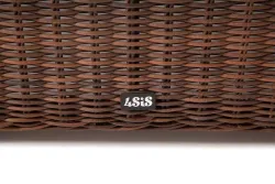 "Лунго" журнальный столик плетеный, цвет коричневый