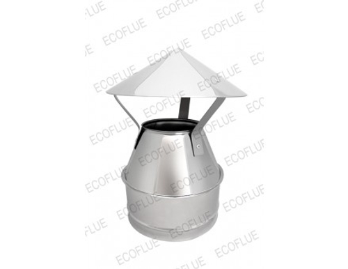 Оголовок сэндвича 115/200 мм нерж. (AISI 430/0,5 мм), ECOFLUE