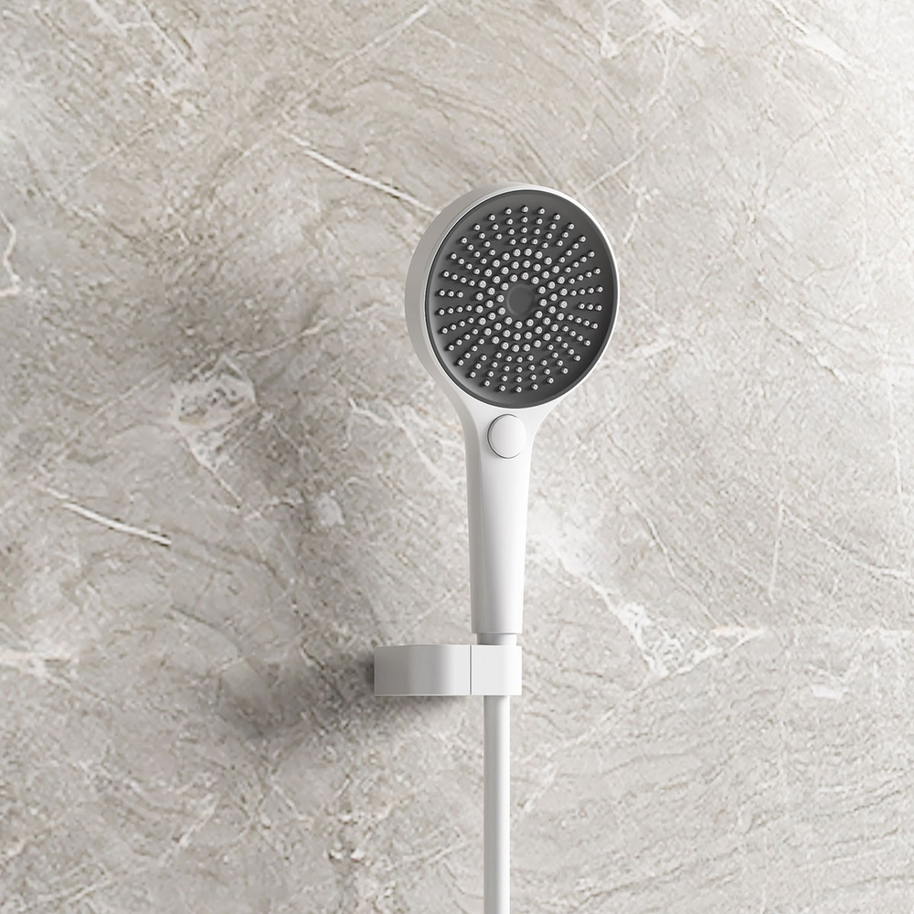 Душевой комплект Vincea Futura VSFW-2F12TMW термостатический встраиваемый, 3 режима, белый матовый