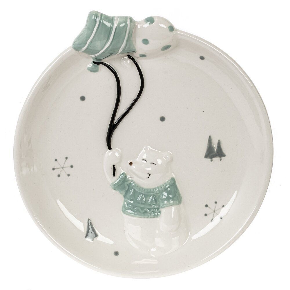 GAEM Тарелка "Белый медведь", L18 W17 H3 см