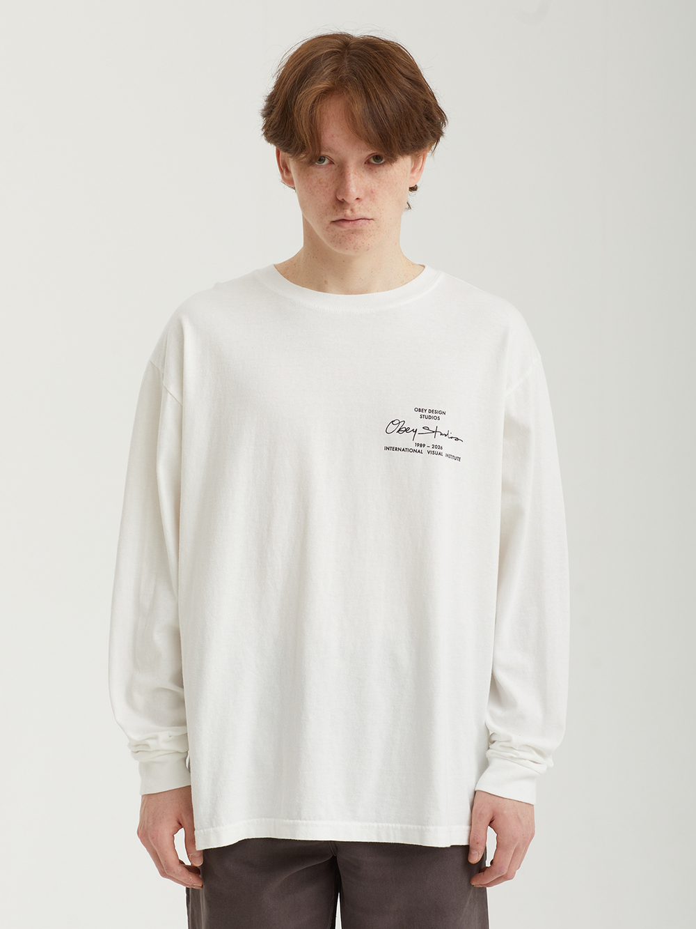 Мужской Лонгслив Obey Institute