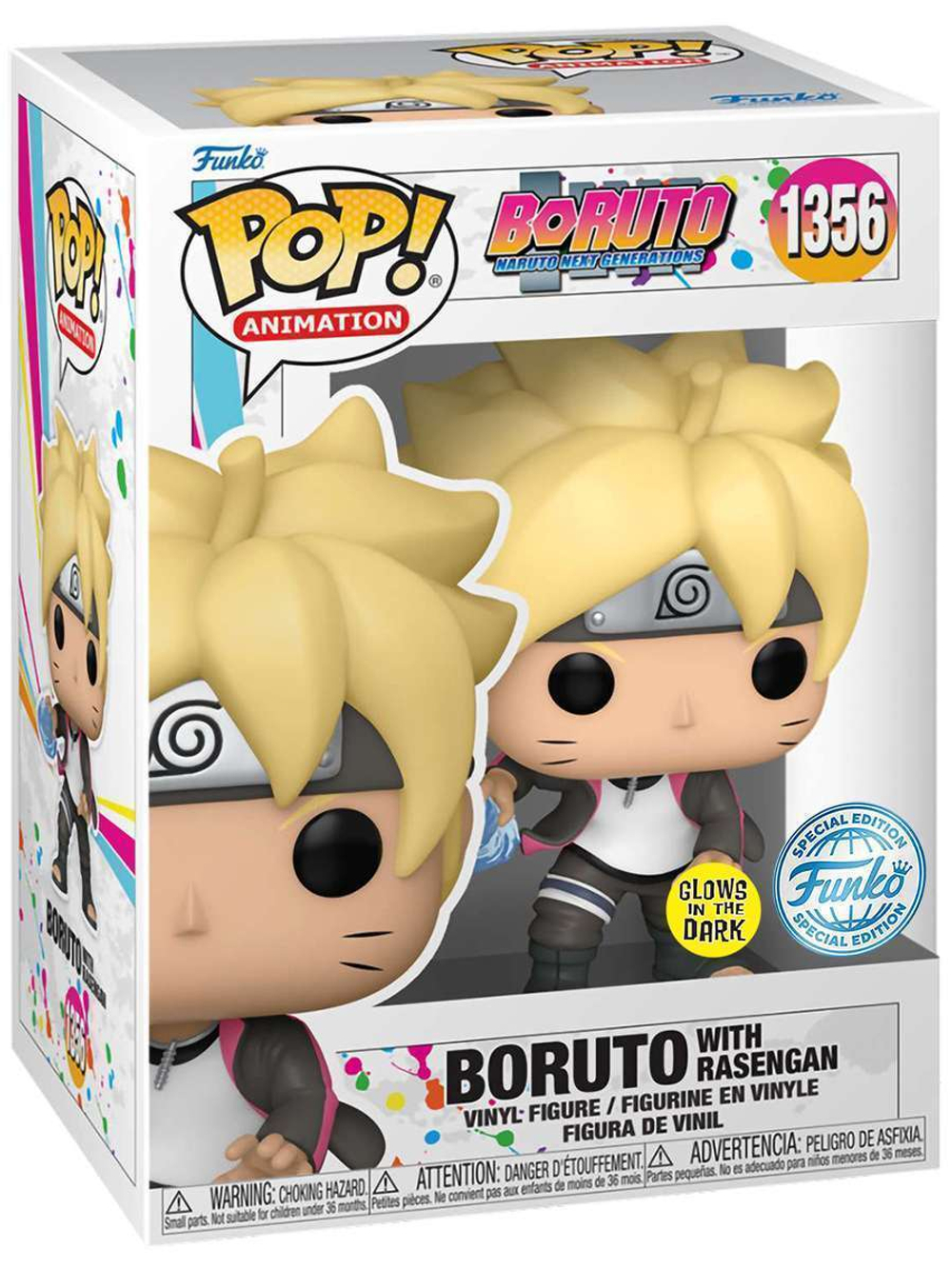 Фигурка Funko POP! Animation Boruto Boruto with Rasengan (GW) (Exc) (1356) 63135
