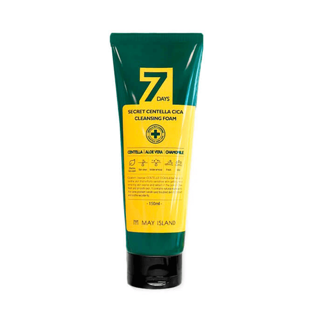 May Island 7 Days Secret Centella Cica Cleansing Foam очищающая пенка для проблемной кожи с экстрактом центеллы