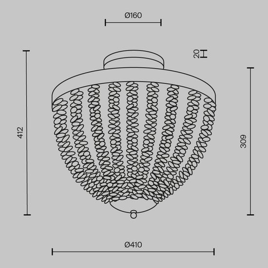 Потолочный светильник Maytoni MOD440CL-03BS
