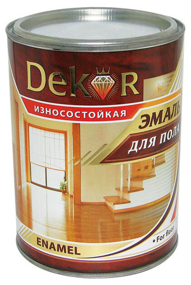 ЭМАЛЬ ДЕКОР ДЛЯ ПОЛА КАШТАН 0,8Л