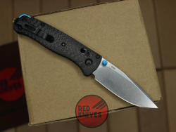 Нож Benchmade 533 Bugout Mini Carbon A+++ - клинок стоунвош