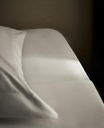ZARA HOME (300 НИТЕЙ) ПРОСТЫНЯ НА РЕЗИНКЕ ИЗ САТИНА | ВЫСОТА 40 СМ, БЕЛЫЙ
