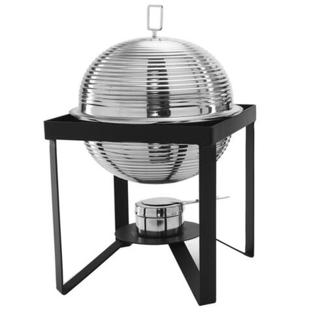 Чафиндиш (мармит) 8 л d 43 см Rings круглый 42*42*70 см нерж. на подставке P.L. Hotelware