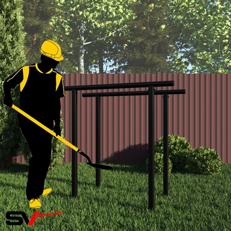 Монтаж уличных брусьев Sv Sport (УБ-1)