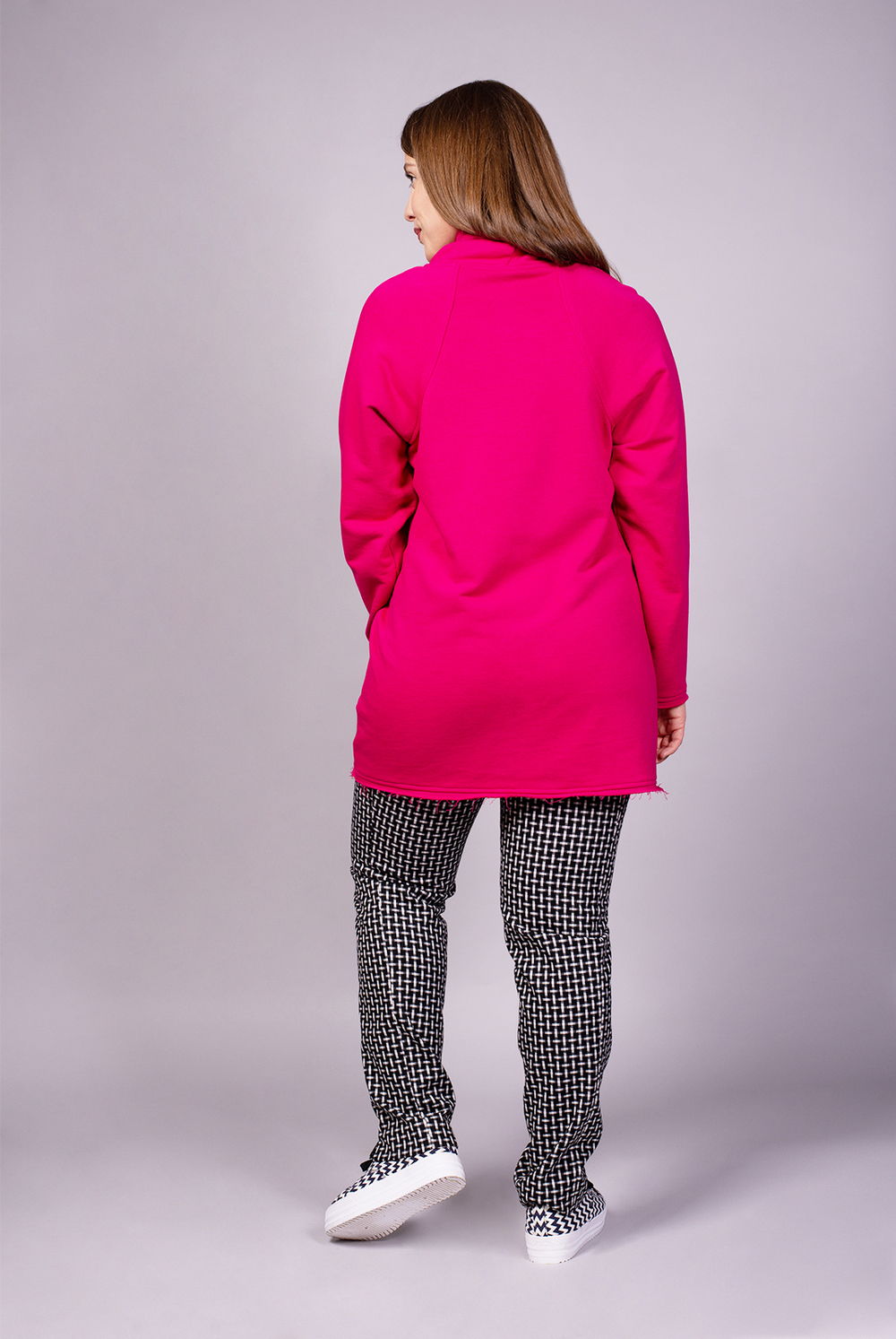 Джемпер женский 3527ЛПА, фуксия #58Фук033527ЛПА