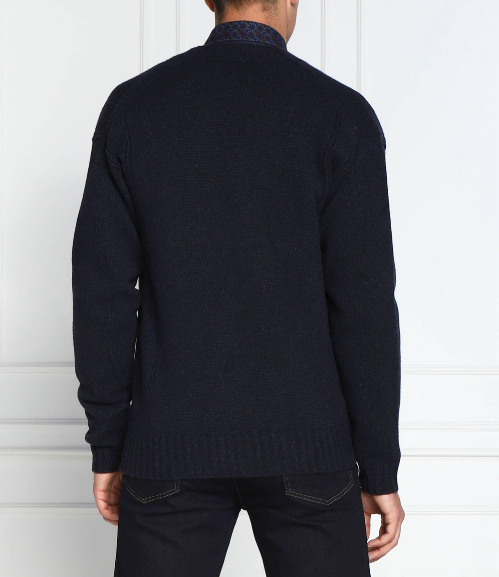 Хлопковый кардиган kouzzle BOSS ORANGE - темно-синий(50474903)