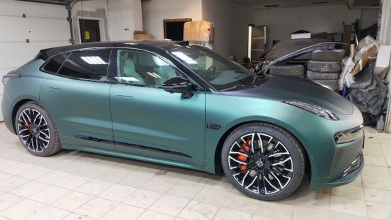 Carbins Color PPF Venom Green MF 12 зеленая сатин матовая цветная полиуретановая защитная антигравийная пленка