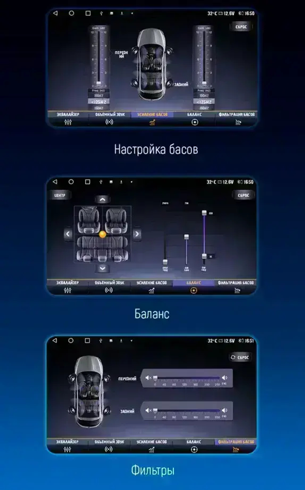 Магнитола для Toyota RAV4 XA40 2012-2019 - Carmedia OL-9607 QLed, Android 13, TS20, CarPlay, SIM-слот