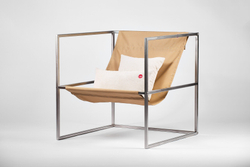 Уличное кресло TESS Outdoor Chair stainless / taupe textile (Up!Flame)