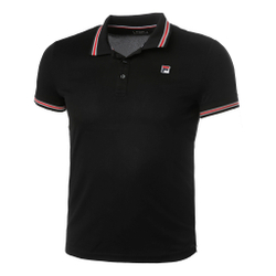 Мужское теннисное поло Fila Piro Polo Men - Black, Red