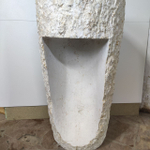Раковина напольная из мрамора Erozy Cream MN-61496 53*53*91