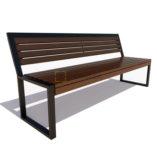 Скамейка парковая «Вокзал» (1,5 м лиственница)