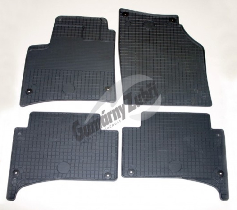 Коврики салона Gumarny Zubri для Audi Q7 2006-2015 с ориг.фиксаторами. Артикул ST 32-00271
