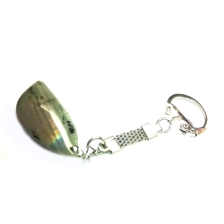 Брелок лунный камень лабрадор