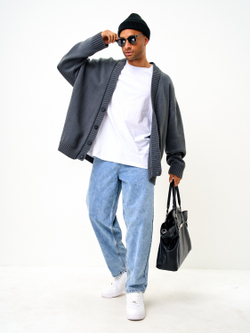 Кардиган UNISEX вязаный оверсайз на пуговицах