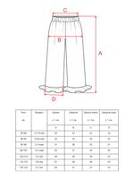 Брюки в полоску с рюшами, Розовый