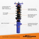 Coilovers Coil Spring Kit подходит для автомобиля Toyota Corolla 88-99 E90 E100 Adj Height Shocks lowering kit