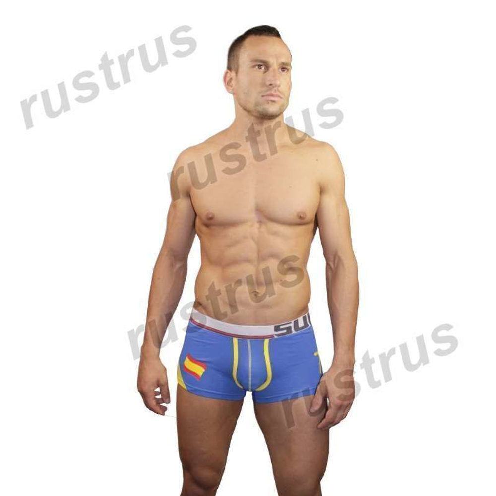 Мужские трусы боксеры синие Superbody