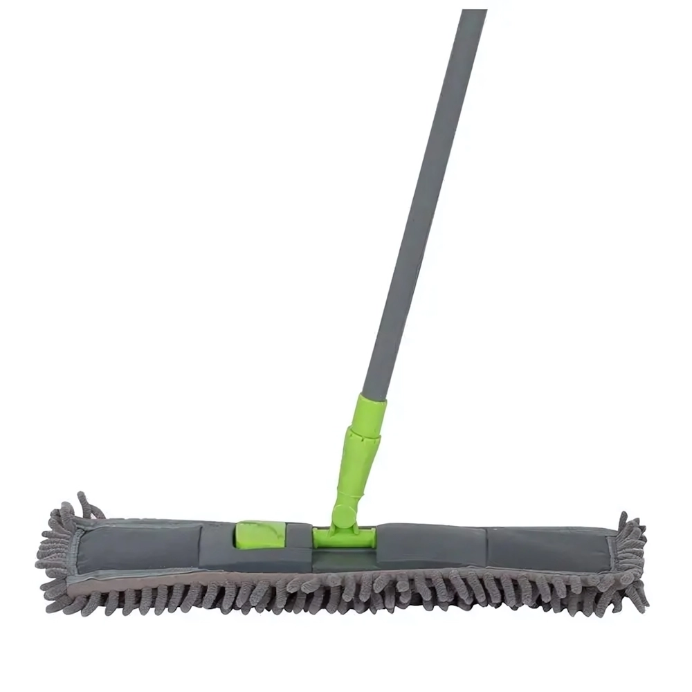 Швабра для пола с насадкой из микрофибры MopM4 цвет -серый