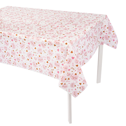 Скатерть полиэтиленовая «Котенок принцесса», 120×180 см