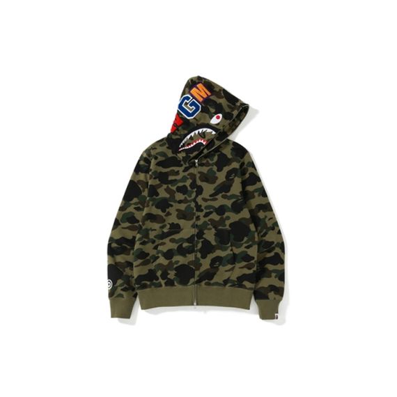 A BATHING APE 1ST Camo Shark Full Zip Hoodie