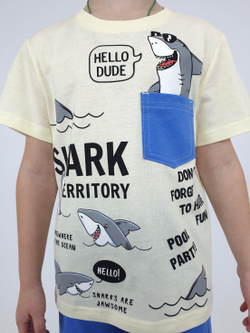 01-85-7 Комплект для мальчика (фуфайка+шорты)