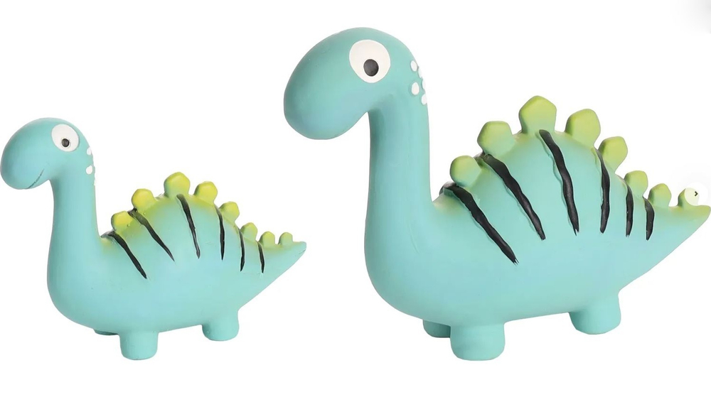 Игрушка для собак Flamingo "Динозавр" S 5 см Д х 13 см Ш х 9,7 см В, латекс, зелёный