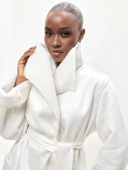 Пальто жакет демисезонное барашек