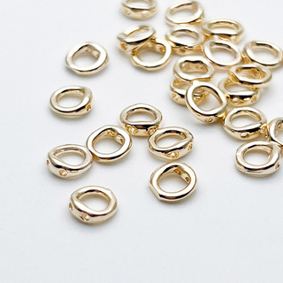 Протектор-кольцо, цвет золото, размер 5 мм, цена за 1 шт